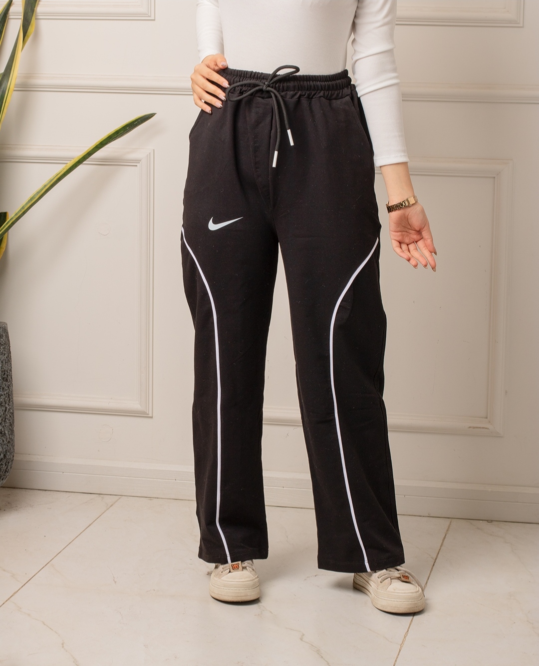 شلوار نیم بگ مغزی دوزی nike