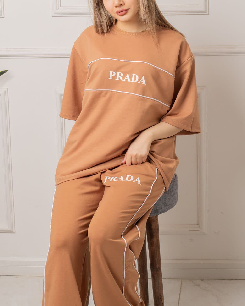 ست تیشرت و شلوار لانگ Prada