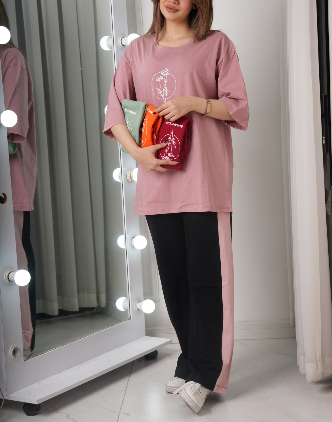 ست تیشرت و شلوار لانگ ROMANS