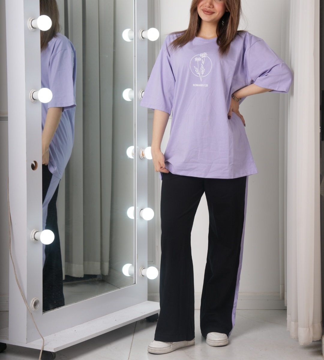 Alternative view of ست تیشرت و شلوار لانگ ROMANS