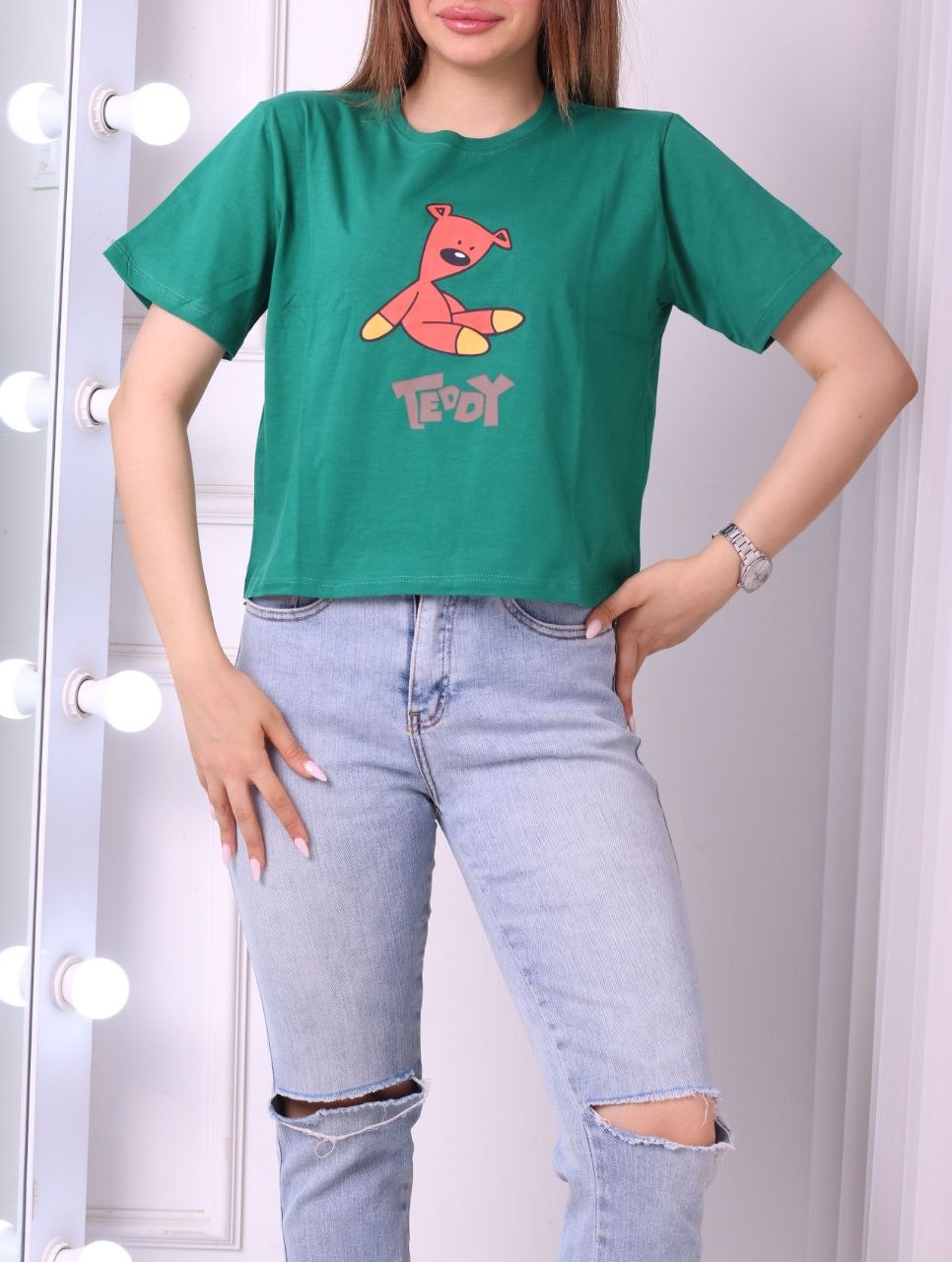 کراپ Teddy سبز زارا