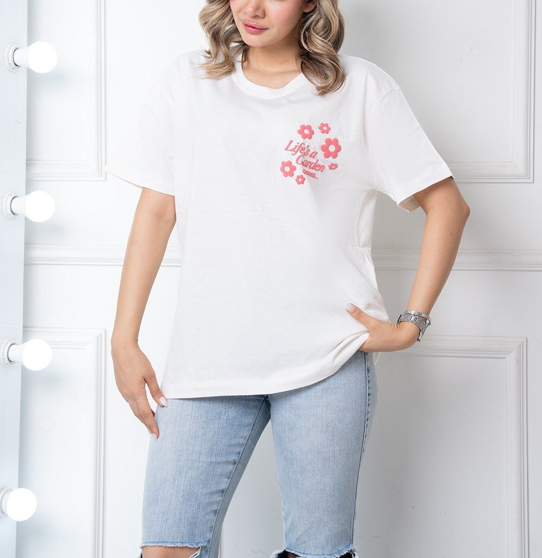 تیشرت گاردن سفید