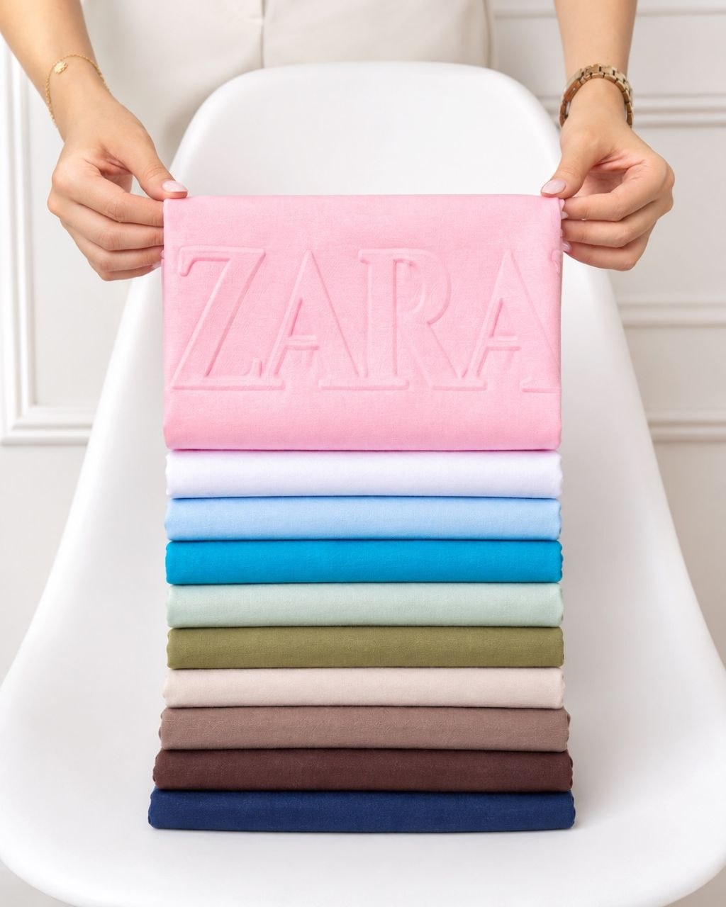 تیشرت باکسی چاپ برجسته Zara